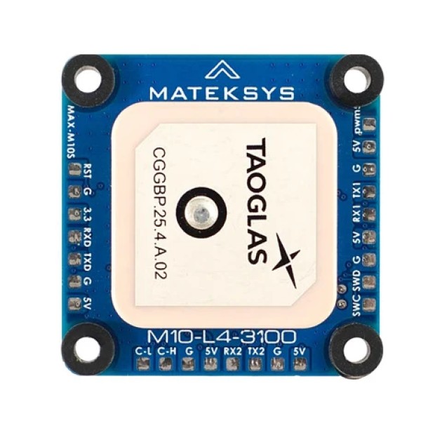 Hot Sales MATEK M10-L4-3100 ArudPilots AP_PERIPH DroneCAN BAROMETER GNSS COMPASS GPS Module for RC Multirotor Airplane